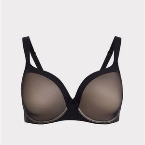 Torrid T-Shirt Lightly Lined Mesh Ballet Back Bra